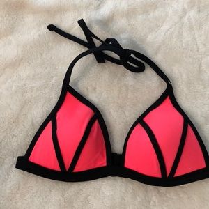 Victoria’s Secret Hot Pink/ Black Bikini top